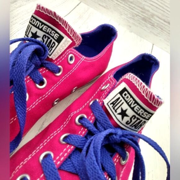 Converse East Coast Chuck Taylor Junior Sneakers Running Shoes SZ 5.5 Pink Kids - Picture 10 of 16